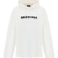 Balenciaga Logo Pixel Hoodie - White