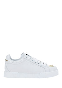 Calfskin Nappa Portofino Sneakers - White