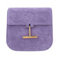 Suede Leather Tara Mini Crossbody - Hyacinth