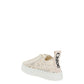 Lauren Sneaker In Lace - Beige