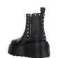 Uniqueform Calfskin Ankle Boot 85mm - Black