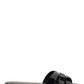 Tribute Flat Mules In Patent Leather - Black