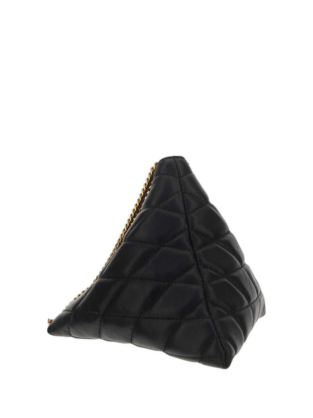 Sade Pyramid in Quilted Lambskin - Black.