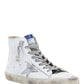 Francy Sneakers In Leather - White / Silver