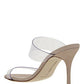 Scolto PVC Open Toe Mules - Beige.