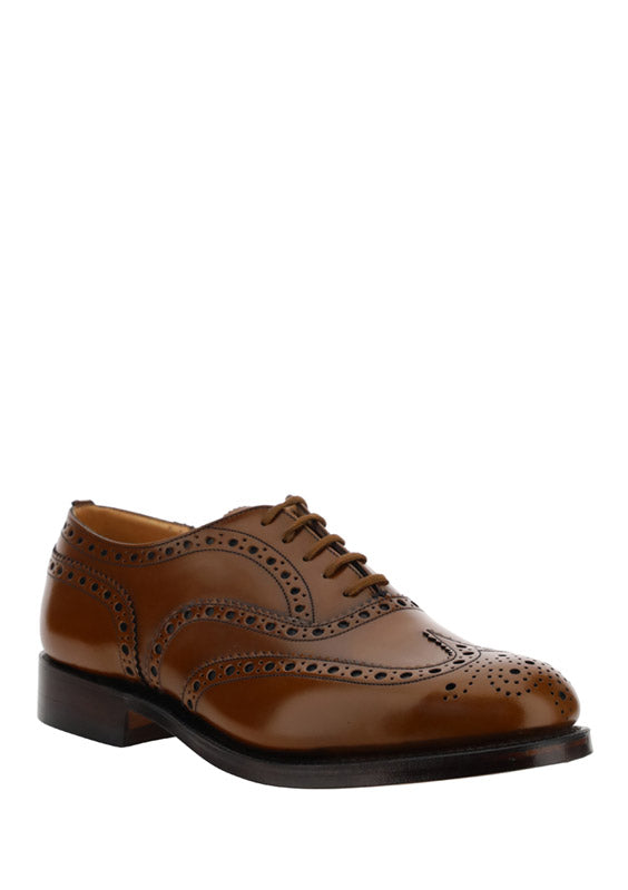 Burwood Polished Binder Oxford Brogue - Sandalwood