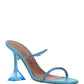 Gilda Crystal Sandals - Aqua Blue