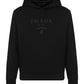 Logo-Embroidered Drawstring Hoodie - Black