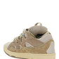 Leather Curb Sneakers - Ecru