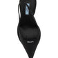 Re-Nylon Slingback Pumps - Black