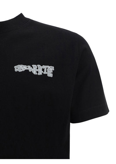 Logo Print Arrow T-Shirt - Black