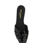 Tribute Flat Mules In Patent Leather - Black