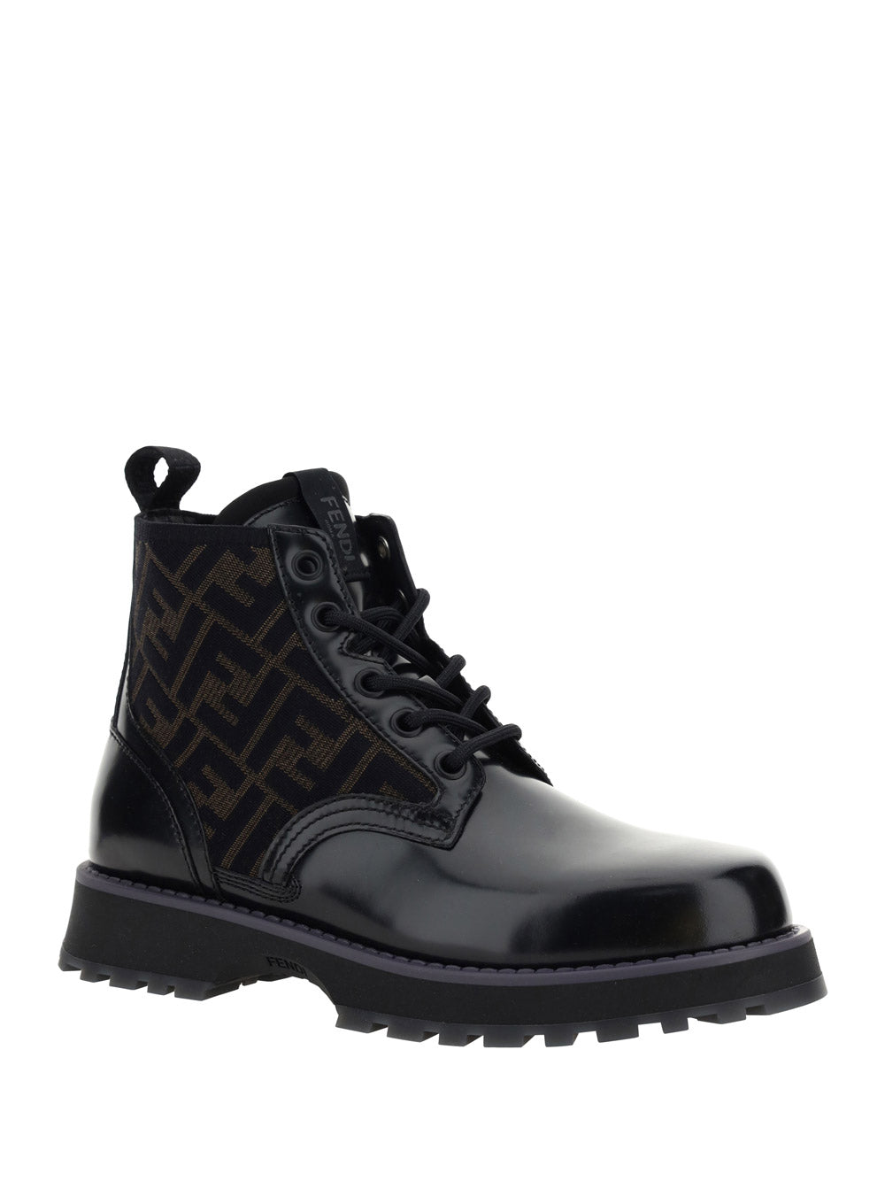 Leather Biker Boots - Black