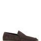 Summer Knitted Walk Loafers - Brown