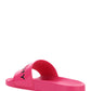 Flat Sandals - Neon Pink