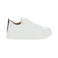 Lauren Smooth Leather Sneakers - White