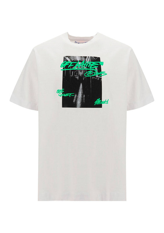 Metro Type Over Skate S/S Tee - White