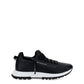 Spectre Low Runners Sneakers In Perforated Leather With Zip - Black