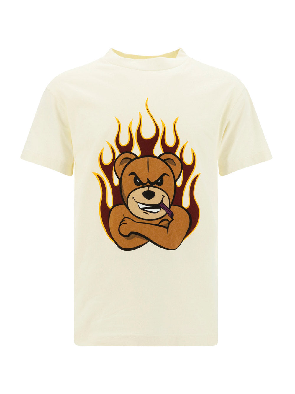 8 Moncler Palm Angels T-shirt With Bear - White