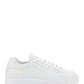 Prada Macro Leather Sneakers - White.