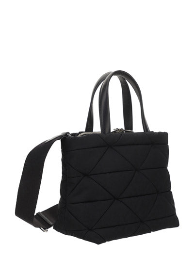 Re-Nylon Padded Tote Bag - Black.