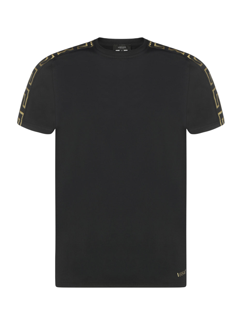 Greca Sports Shirt - Black/Gold