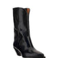 Dahope Leather Western Boots - Black
