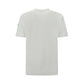 T-shirt with Embroidered Logo - White