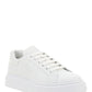 Prada Macro Leather Sneakers - White.
