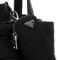 Re-Nylon Padded Tote Bag - Black.