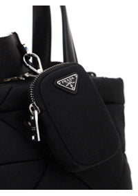Re-Nylon Padded Tote Bag - Black.