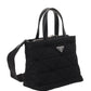 Re-Nylon Padded Tote Bag - Black.