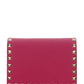 Rockstud Calfskin Chain Pouch - Blossom