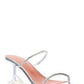 Gilda Metallic Crystal Sandals 70mm - Clear