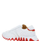 Loubishark Sneakers - White / Red