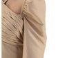 Taffeta Mini Dress -Taupe