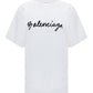 Logo Medium Fit T-Shirt - White
