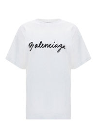 Logo Medium Fit T-Shirt - White