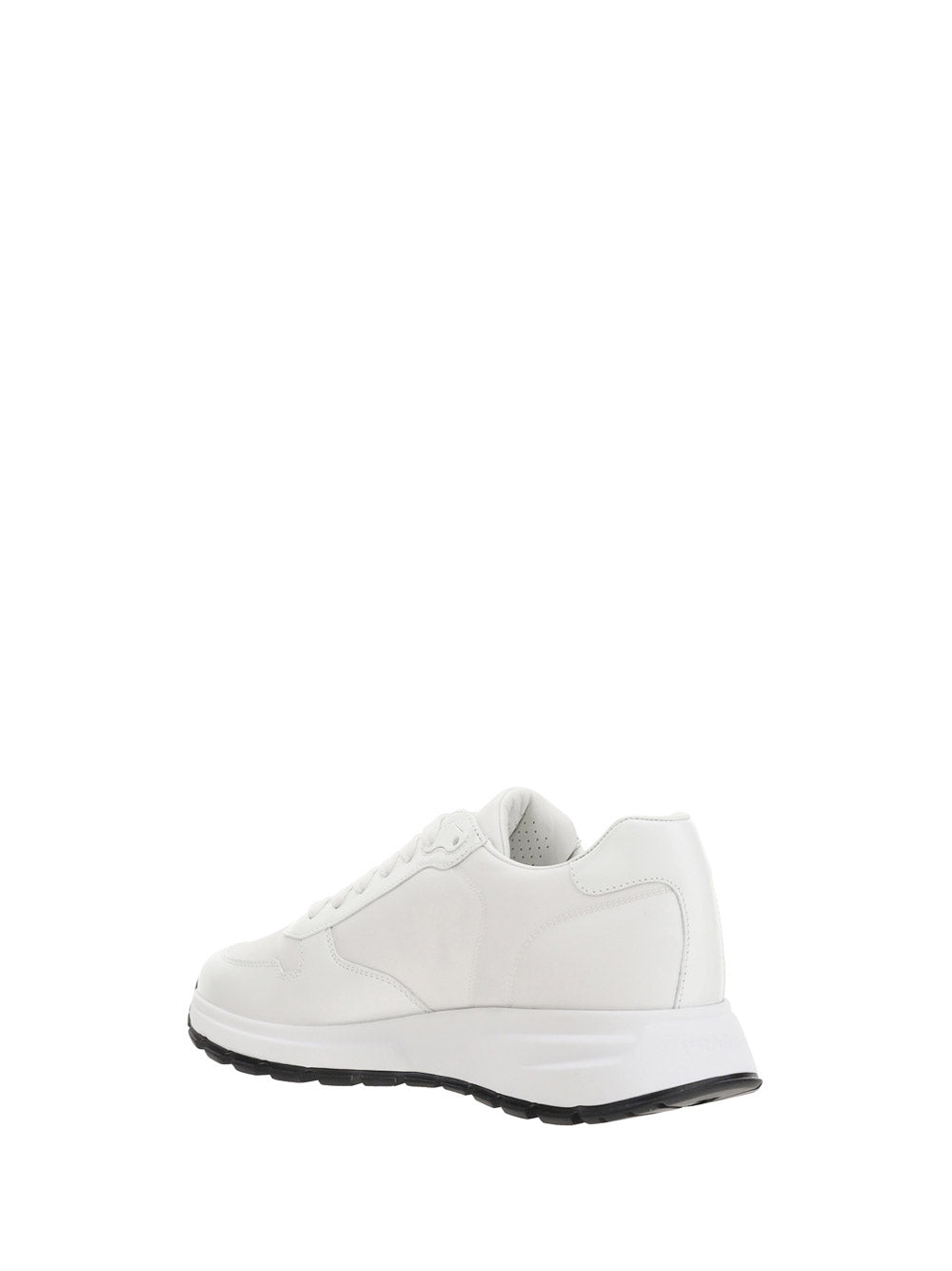 Prax 01 Sneakers in Nylon & Leather - White