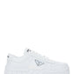 Perforated Leather Sneakers - White.