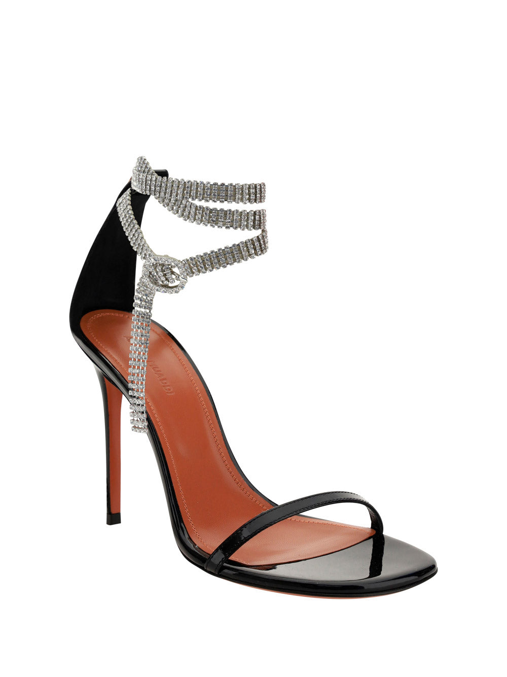 Giorgia Crystal Sandals - Black