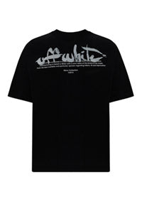 Paint Script Over Skate S/S Tee - Black