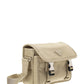 Re-Nylon and Saffiano Leather Shoulder Bag - Beige