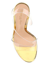 Metropolis Sandals - Gold