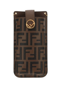 Phone Leather Pouch - Brown