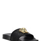Barocco Palazzo Pool Slides - Black