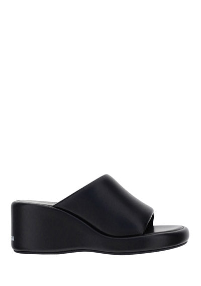 Rise Wedge Sandals - Black.