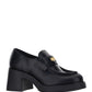 Leather Penny Loafers - Black