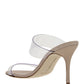 Scolto PVC Open Toe Mules - Beige.