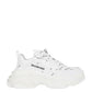 Triple S Sneaker Allover Logo - White / Black.